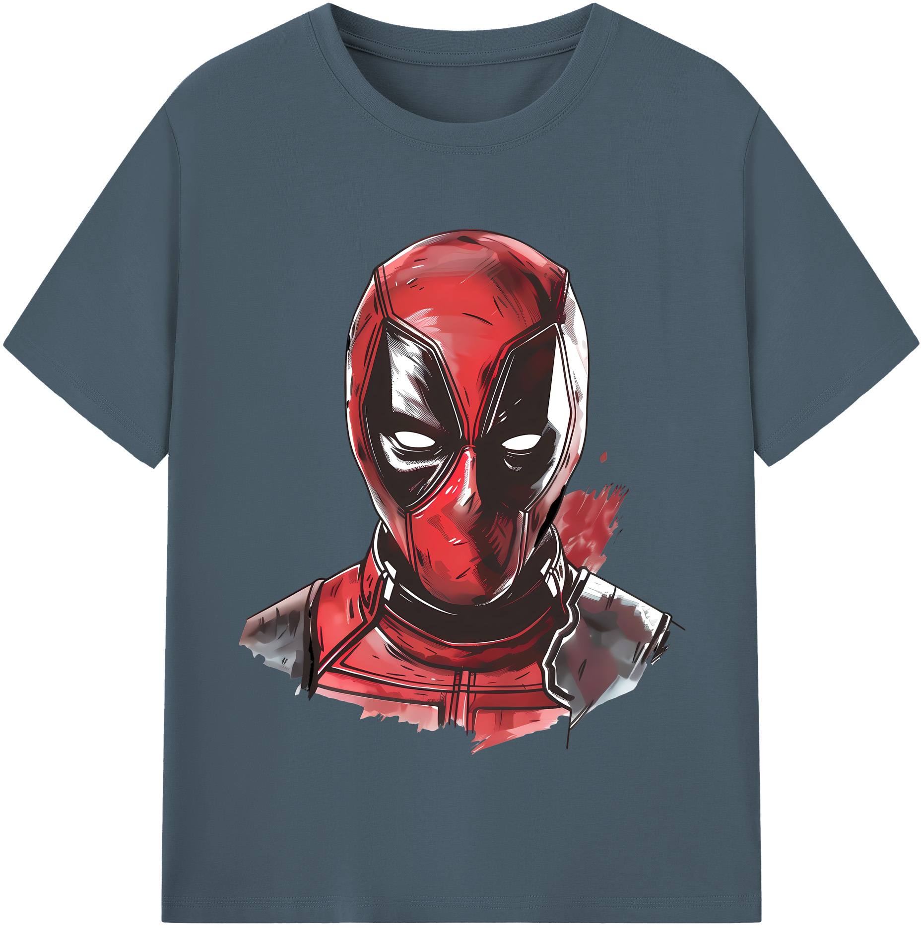 （画像用） Deadpool デッドプール 綿100％半袖Tシャツ（フロントプリント）
